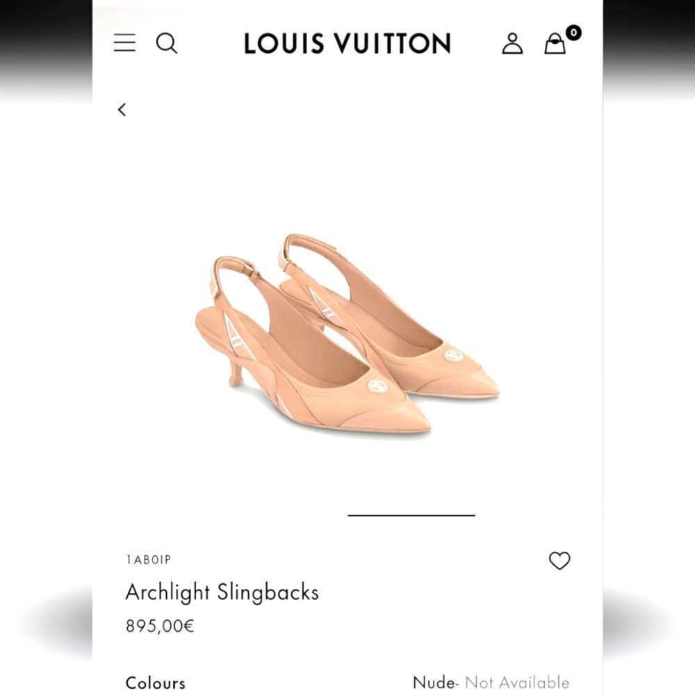 Louis Vuitton Archlight Slingbacks - Nude - Picture 1 of 6